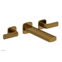 Phylrich - Wall Lav Faucet Radi, Lever Handles - French Brass