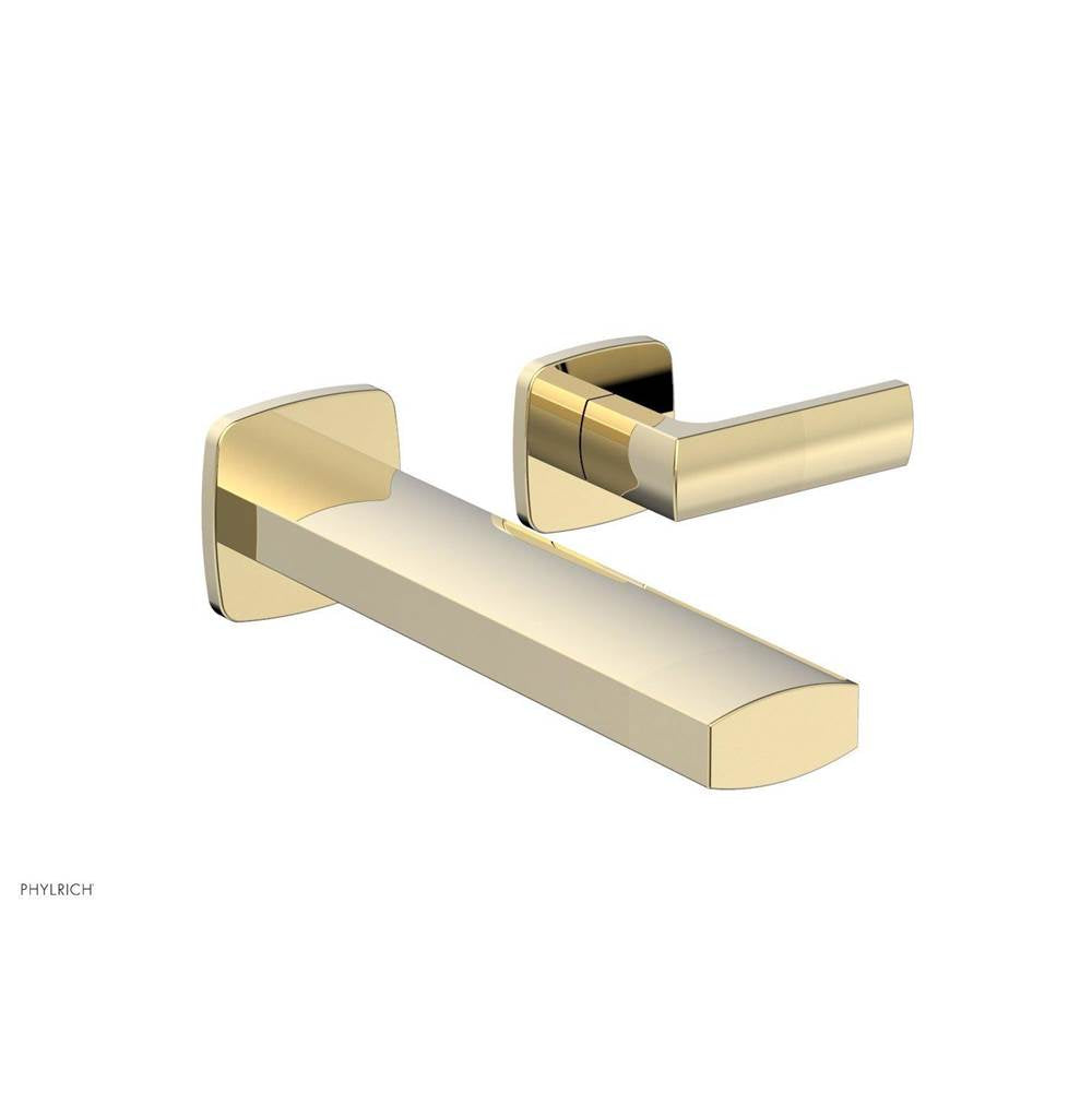 Phylrich - Wall Lav Single Radi, Lever  Handle - Polished Brass Uncoated