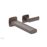Phylrich - Wall Lav Single Radi, Lever  Handle - Weathered Copper