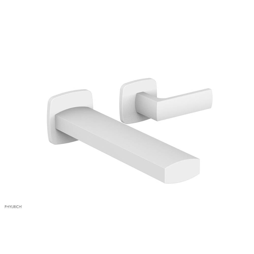 Phylrich - Wall Lav Single Radi, Lever  Handle - Satin White