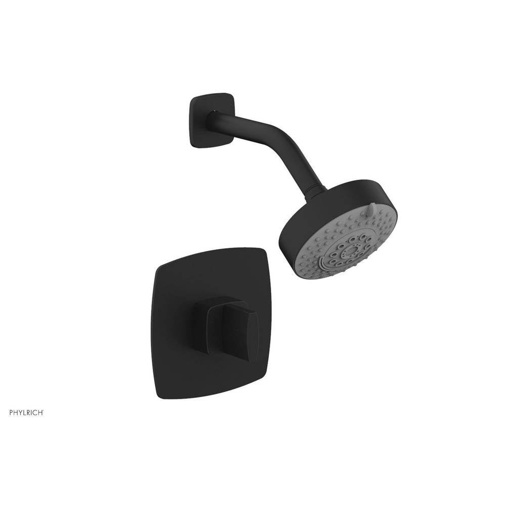 Phylrich - Pb Shwr Kit Radi, Blade Handle - Matte Black