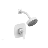 Phylrich - Pb Shwr Kit Radi, Lever Handle - Satin White