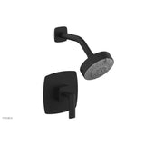 Phylrich - Pb Shwr Kit Radi, Lever Handle - Matte Black