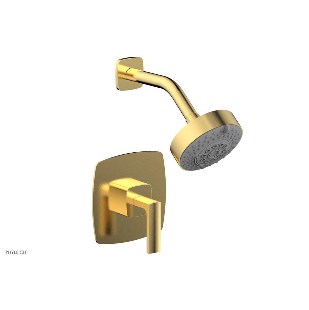 Phylrich - Pb Shwr Kit Radi, Lever Handle - Satin Gold