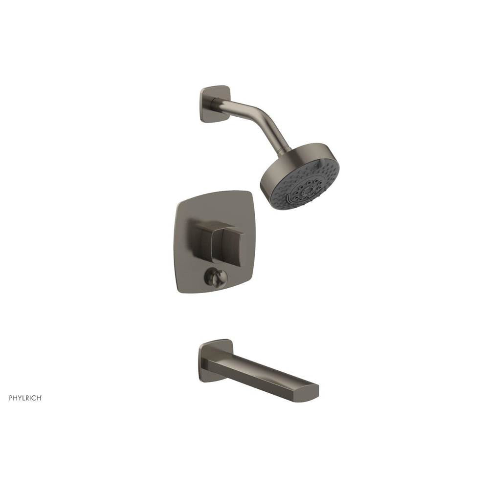 Phylrich - Pb Tub & Shwr Kit Radi, Blade Handle - Pewter