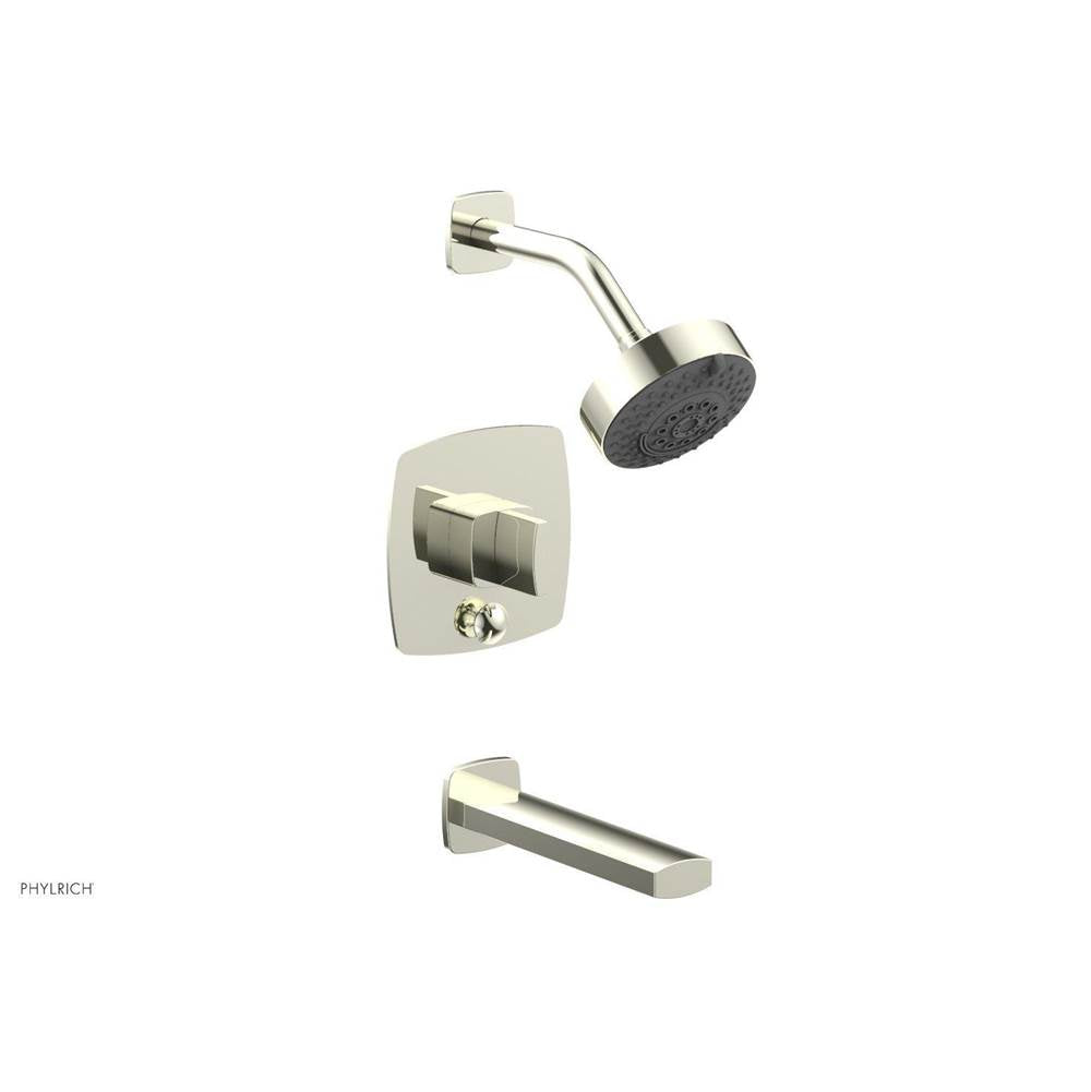 Phylrich - Pb Tub & Shwr Kit Radi, Blade Handle - Burnished Nickel