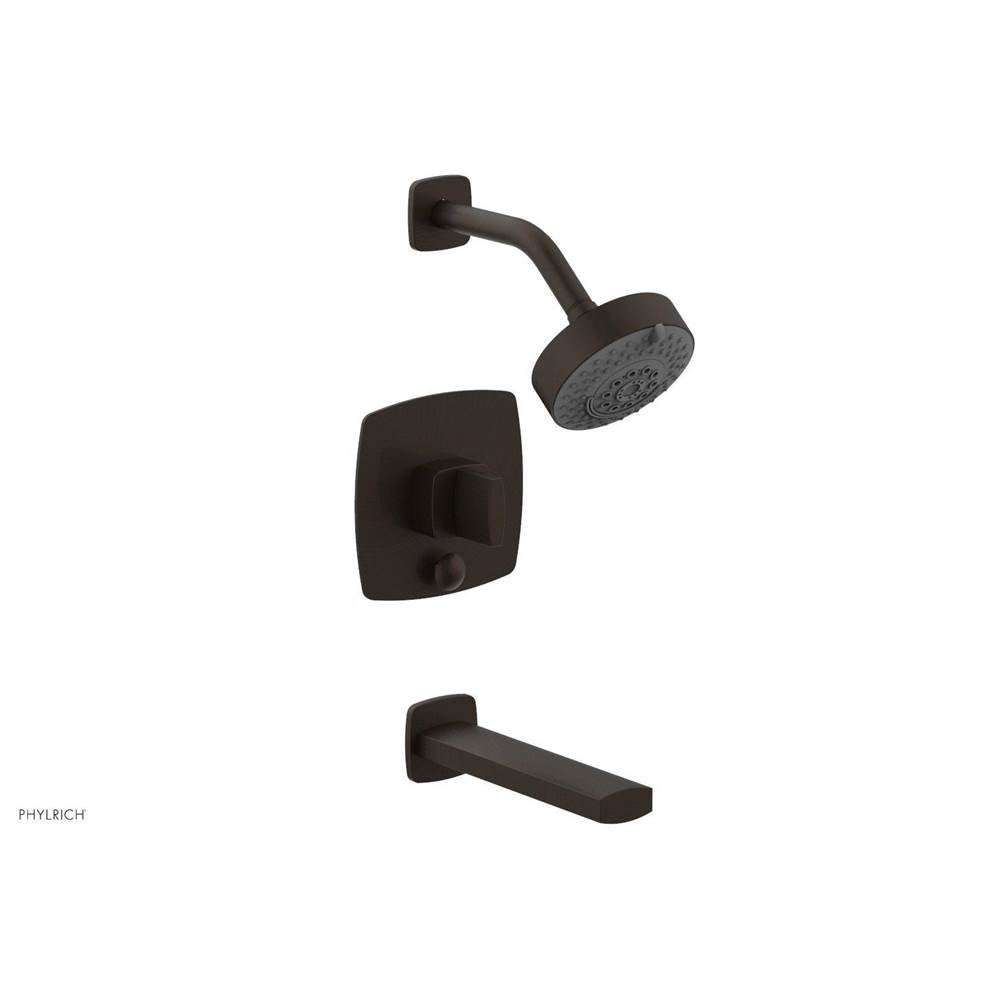 Phylrich - Pb Tub & Shwr Kit Radi, Blade Handle - Antique Bronze