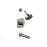 Phylrich - Pb Tub & Shwr Kit Radi, Blade Handle - Matte Black