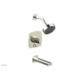 Phylrich - Pb Tub & Shwr Kit Radi, Blade Handle - Polished Brass