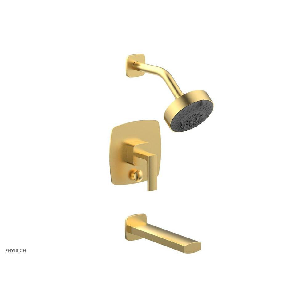 Phylrich - Pb Tub & Shwr Kit Radi, Lever Handle - Satin chrome