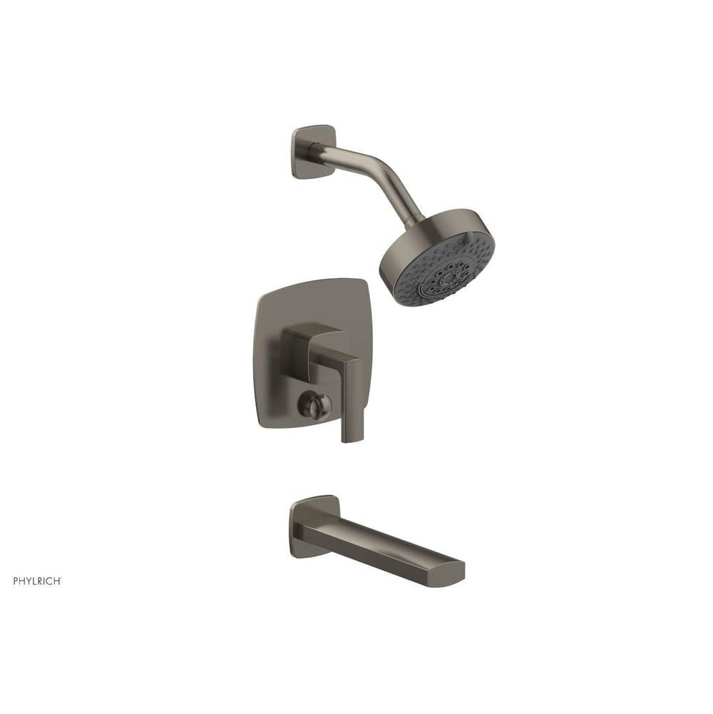 Phylrich - Pb Tub & Shwr Kit Radi, Lever Handle - Burnished Nickel