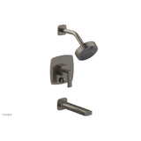 Phylrich - Pb Tub & Shwr Kit Radi, Lever Handle - Burnished Nickel