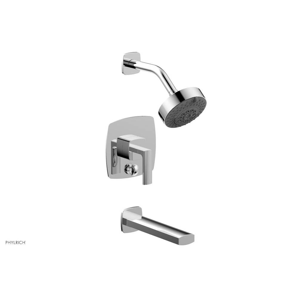 Phylrich - Pb Tub & Shwr Kit Radi, Lever Handle - Satin Brass