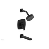Phylrich - Pb Tub & Shwr Kit Radi, Lever Handle - Satin Nickel