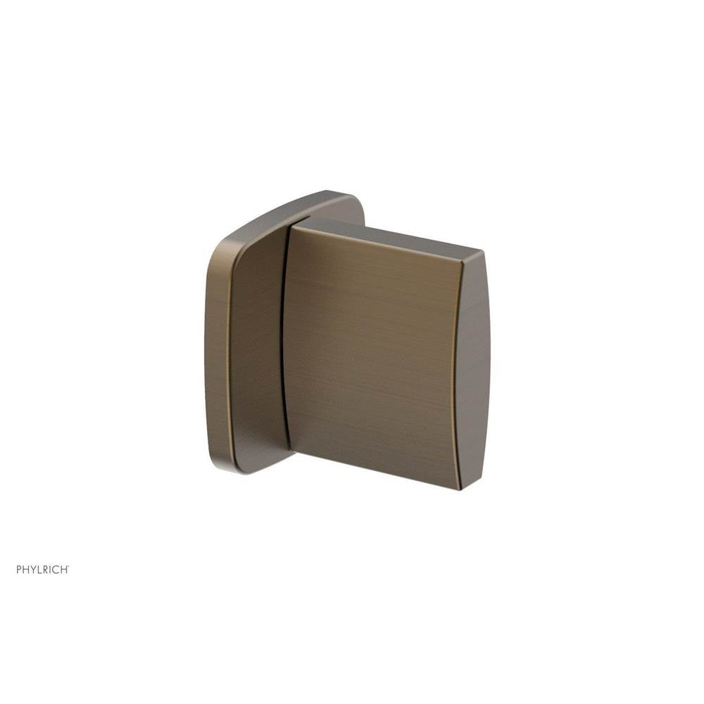 Phylrich - RADI Volume Control/Diverter Trim - Blade Handle 181-35 - Old English Brass