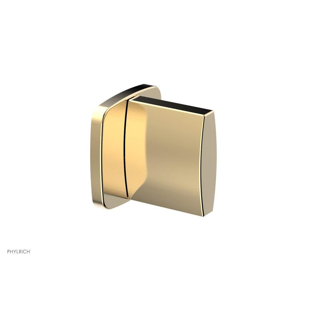 Phylrich - RADI Volume Control/Diverter Trim - Blade Handle 181-35 - Satin Brass