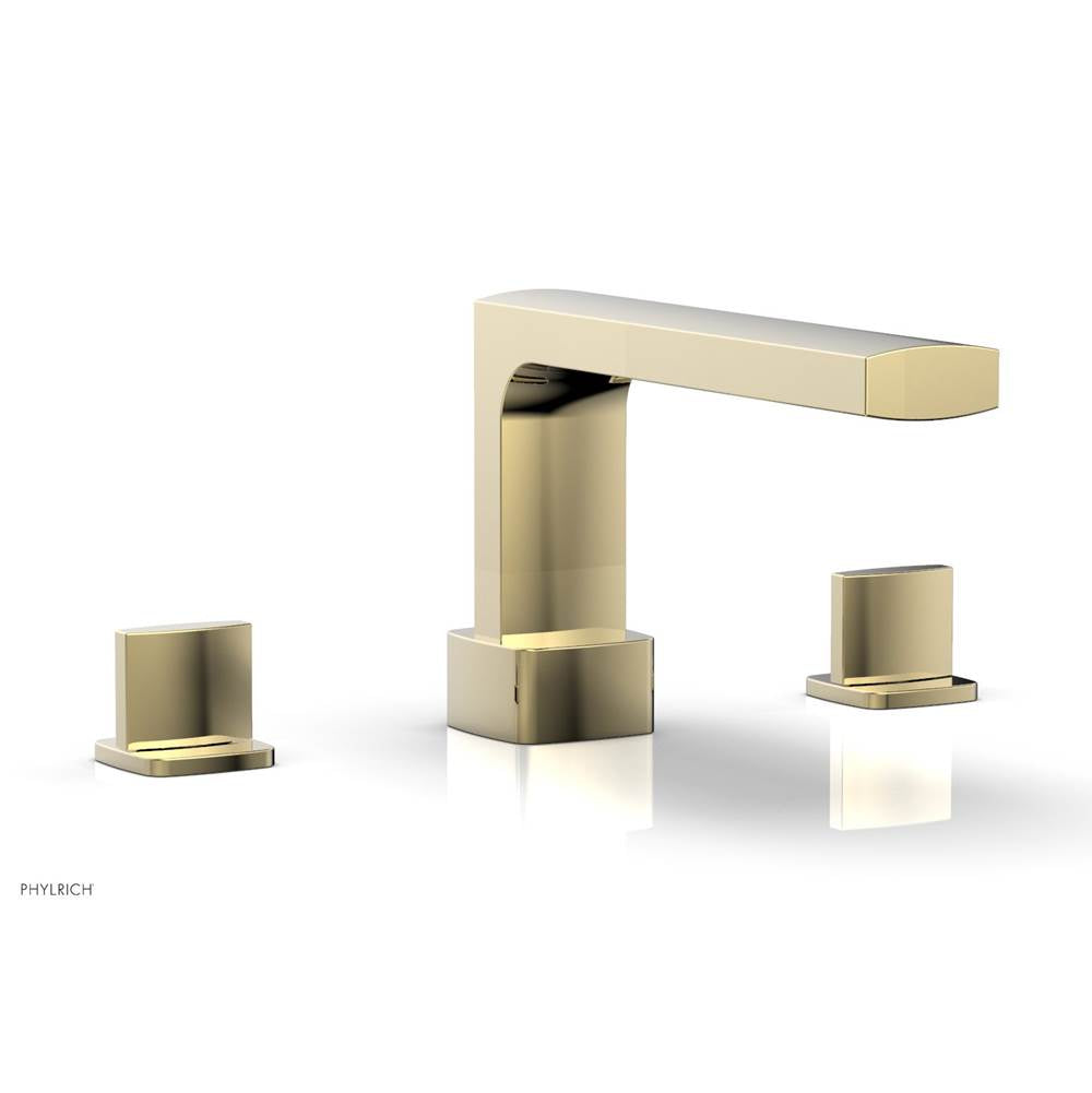 Phylrich - Deck Tub Set Radi, Blade Handle - Polished Brass Uncoated