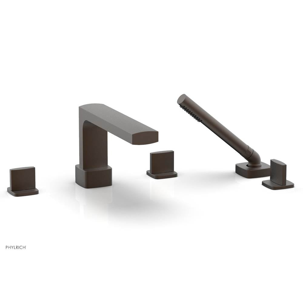 Phylrich - Deck Tub Set Radi W/ Hs, Blade Handle - Oil Rubbed Bronze