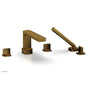 Phylrich - Deck Tub Set Radi W/ Hs, Blade Handle - French Brass