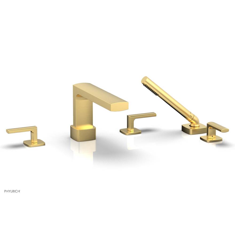 Phylrich - Deck Tub Set Radi W/ Hs, Lever Handle - Burnished Gold