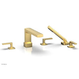Phylrich - Deck Tub Set Radi W/ Hs, Lever Handle - Burnished Gold