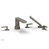 Phylrich - Deck Tub Set Radi W/ Hs, Lever Handle - Pewter