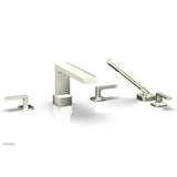 Phylrich - Deck Tub Set Radi W/ Hs, Lever Handle - Burnished Nickel
