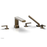 Phylrich - Deck Tub Set Radi W/ Hs, Lever Handle - Antique Brass