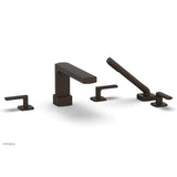Phylrich - Deck Tub Set Radi W/ Hs, Lever Handle - Antique Bronze
