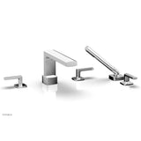 Phylrich - Deck Tub Set Radi W/ Hs, Lever Handle - Polished Chrome