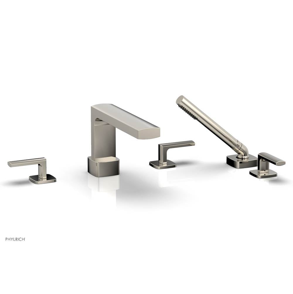 Phylrich - Deck Tub Set Radi W/ Hs, Lever Handle - Polished Nickel