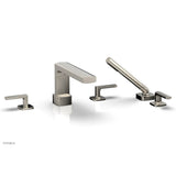 Phylrich - Deck Tub Set Radi W/ Hs, Lever Handle - Polished Nickel