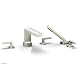 Phylrich - Deck Tub Set Radi W/ Hs, Lever Handle - Satin Nickel