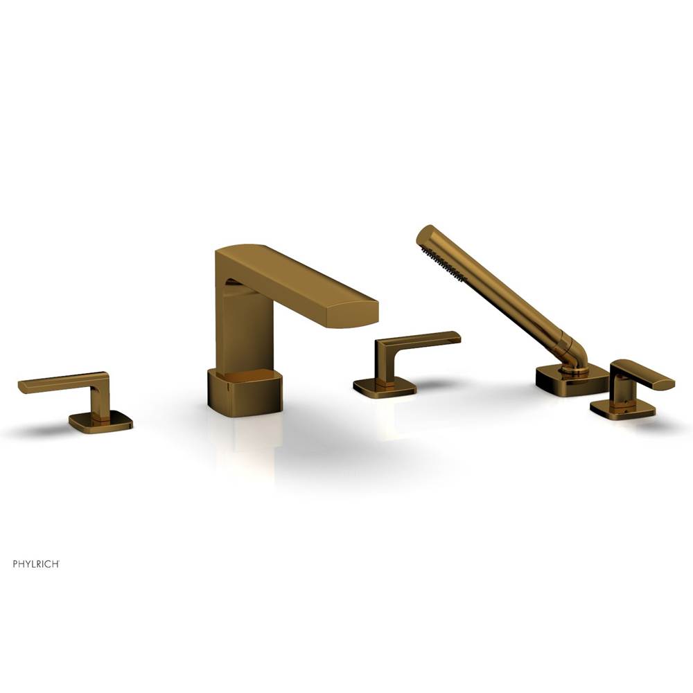 Phylrich - Deck Tub Set Radi W/ Hs, Lever Handle - French Brass