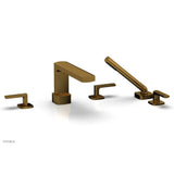 Phylrich - Deck Tub Set Radi W/ Hs, Lever Handle - French Brass