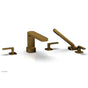 Phylrich - Deck Tub Set Radi W/ Hs, Lever Handle - French Brass