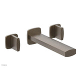 Phylrich - RADI Wall Tub Set - Blade Handles 181-56 - Old English Brass