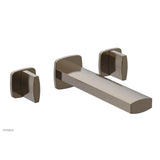 Phylrich - Wall Tub Set Radi, Blade Handle - Antique Brass