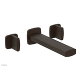Phylrich - Wall Tub Set Radi, Blade Handle - Antique Bronze