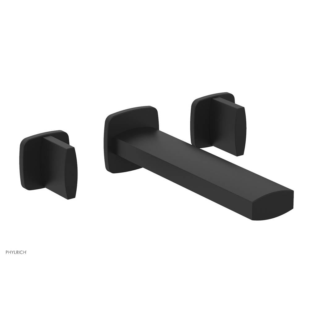 Phylrich - Wall Tub Set Radi, Blade Handle - Matte Black