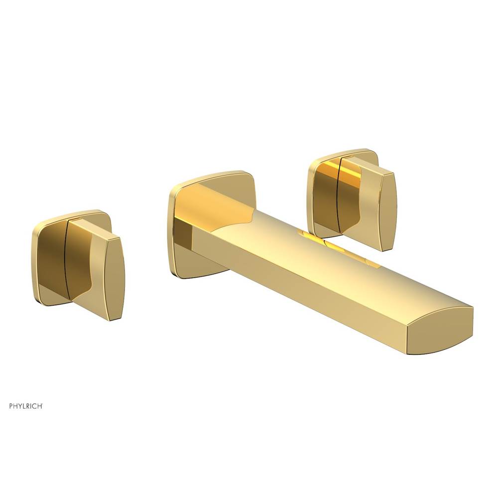Phylrich - Wall Tub Set Radi, Blade Handle - Polished Gold