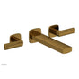 Phylrich - Wall Tub Set Radi, Lever Handle - French Brass