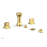 Phylrich - Four Hole Bidet Set Radi, Blade Handle - Burnished Gold