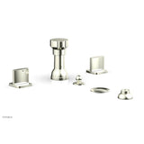 Phylrich - Four Hole Bidet Set Radi, Blade Handle - Burnished Nickel