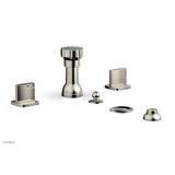 Phylrich - Four Hole Bidet Set Radi, Blade Handle - Polished Nickel