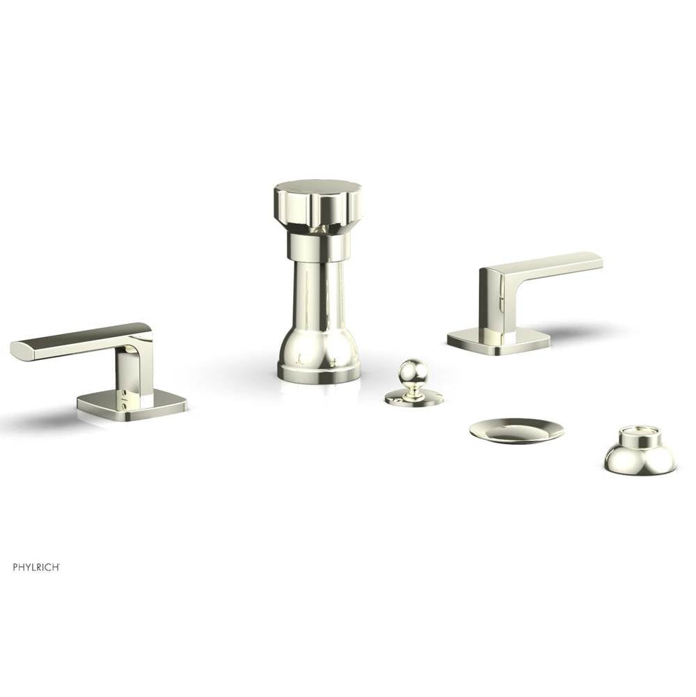 Phylrich - Four Hole Bidet Set Radi, Lever Handle - Burnished Nickel