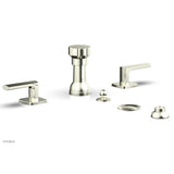 Phylrich - Four Hole Bidet Set Radi, Lever Handle - Burnished Nickel