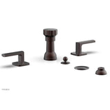 Phylrich - Four Hole Bidet Set Radi, Lever Handle - Weathered Copper