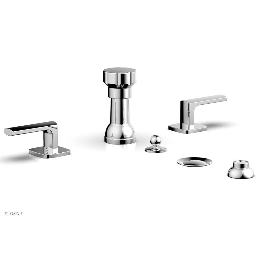 Phylrich - Four Hole Bidet Set Radi, Lever Handle - Polished Chrome
