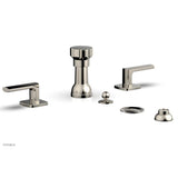 Phylrich - Four Hole Bidet Set Radi, Lever Handle - Polished Nickel